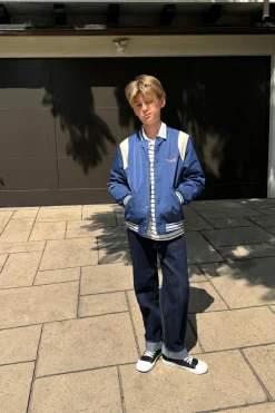 Niños ZARA 6 - 14 Años·Abrigos<BOMBER TEXTO BORDADO