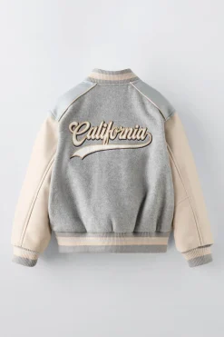Niños ZARA 6 - 14 Años·Abrigos<BOMBER VARSITY COMBINADA