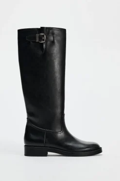 Discount BOTA ALTA HEBILLA Mujer Zapatos