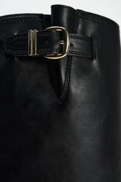 Discount BOTA ALTA HEBILLA Mujer Zapatos