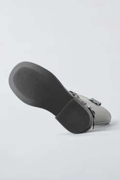 Niños ZARA 6 - 14 Años·Zapatos<BOTA ALTA HEBILLAS