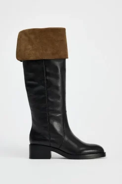 Sale BOTA ALTA PIEL Mujer Zapatos
