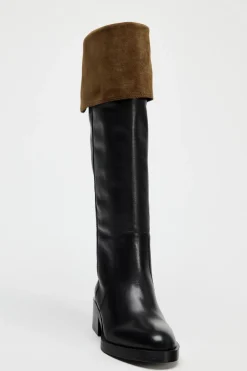 Sale BOTA ALTA PIEL Mujer Zapatos