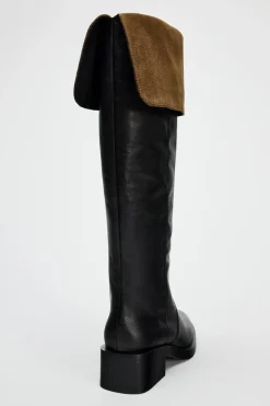 Sale BOTA ALTA PIEL Mujer Zapatos