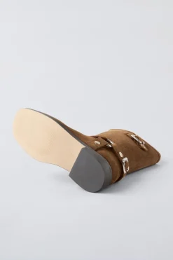 Niños ZARA 6 - 14 Años·Zapatos<BOTA BIKER PIEL