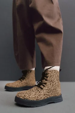 Niños ZARA 1½ - 6 Años·Zapatos<BOTA CORDONES ANIMAL PRINT