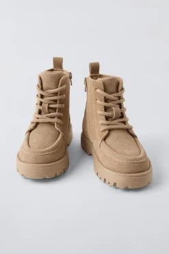 Niños ZARA 1½ - 6 Años·Zapatos|1½ - 6 Años·Zapatos<BOTA CORDONES PIEL