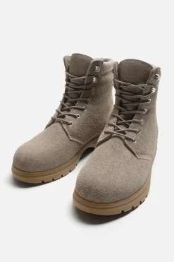 Hot BOTA CORDONES PIEL Hombre Zapatos