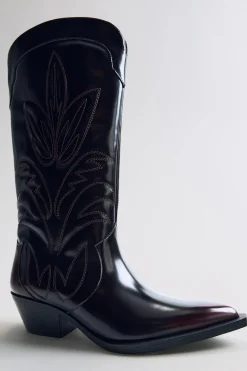 Discount BOTA COWBOY BORDADOS Mujer Zapatos