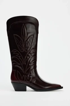 Discount BOTA COWBOY BORDADOS Mujer Zapatos