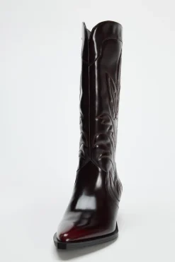 Discount BOTA COWBOY BORDADOS Mujer Zapatos