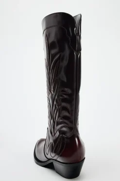 Discount BOTA COWBOY BORDADOS Mujer Zapatos