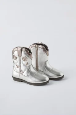Niños ZARA 1½ - 6 Años·Zapatos<BOTA COWBOY METALIZADA