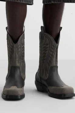 Sale BOTA COWBOY PESPUNTES Hombre Zapatos