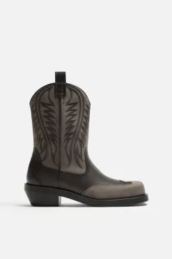 Sale BOTA COWBOY PESPUNTES Hombre Zapatos