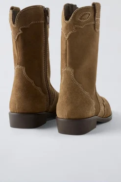 Niños ZARA 6 - 14 Años·Zapatos<BOTA COWBOY SERRAJE