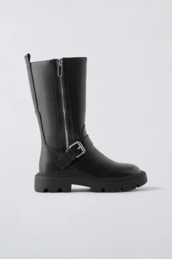 Niños ZARA 6 - 14 Años·Zapatos<BOTA CREMALLERA LATERAL