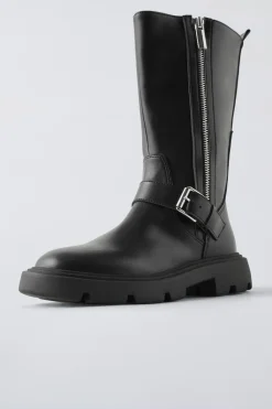 Niños ZARA 6 - 14 Años·Zapatos<BOTA CREMALLERA LATERAL