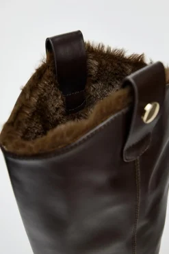 Clearance BOTA DETALLE METÁLICO PIEL Mujer Zapatos