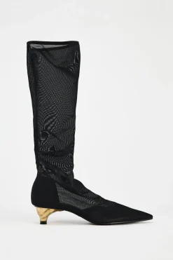 Outlet BOTA EFECTO MESH TACÓN Mujer Zapatos