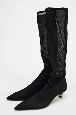 Outlet BOTA EFECTO MESH TACÓN Mujer Zapatos