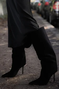 Outlet BOTA EFECTO TERCIOPELO Mujer Zapatos