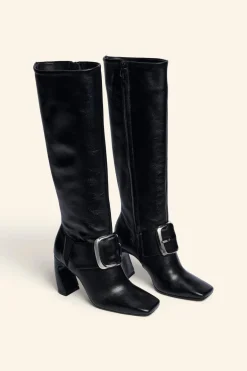 Clearance BOTA MAXI HEBILLA PIEL LIMITED EDITION Mujer Zapatos