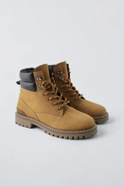 Niños ZARA 6 - 14 Años·Zapatos|6 - 14 Años·Zapatos<BOTA MONTAÑA PIEL