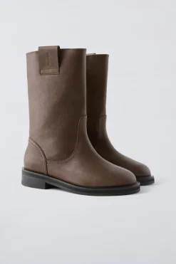 Niños ZARA 6 - 14 Años·Zapatos<BOTA PIEL