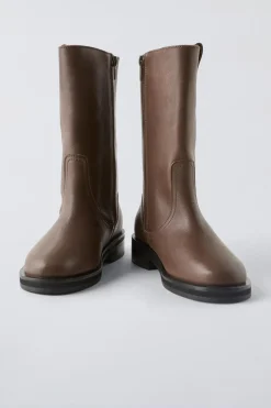 Niños ZARA 6 - 14 Años·Zapatos<BOTA PIEL