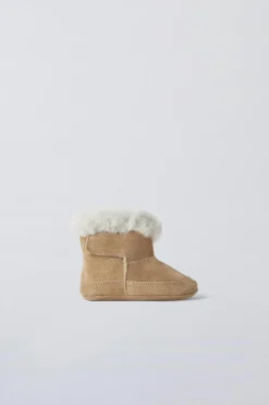 Niños ZARA 0 - 6 Meses·Patucos<BOTA PIEL