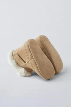 Niños ZARA 0 - 6 Meses·Patucos<BOTA PIEL