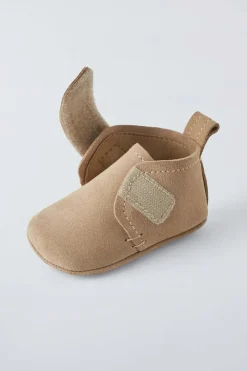 Niños ZARA 0 - 6 Meses·Patucos<BOTA PIEL