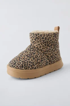 Niños ZARA 1½ - 6 Años·Zapatos<BOTA PIEL ANIMAL PRINT