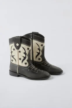 Niños ZARA 6 - 14 Años·Zapatos<BOTA PIEL COWBOY