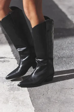 Fashion BOTA PIEL COWBOY Mujer Zapatos