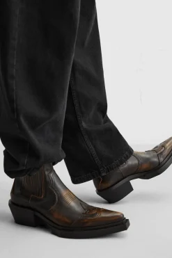 Sale BOTA PIEL COWBOY Hombre Zapatos