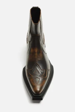 Sale BOTA PIEL COWBOY Hombre Zapatos