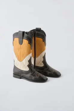 Niños ZARA 6 - 14 Años·Zapatos<BOTA PIEL COWBOY PREMIUM