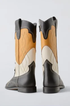 Niños ZARA 6 - 14 Años·Zapatos<BOTA PIEL COWBOY PREMIUM