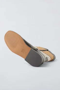 Niños ZARA 6 - 14 Años·Zapatos<BOTA PIEL COWBOY PREMIUM