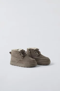 Niños ZARA 1½ - 6 Años·Zapatos|1½ - 6 Años·Zapatos<BOTA PIEL FORRADA