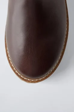 Niños ZARA 6 - 14 Años·Zapatos<BOTA PIEL FORRADA