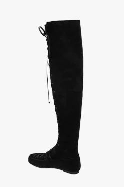 Discount BOTA PLANA ACORDONADA SERRAJE X STEFANO PILATI Mujer Zapatos