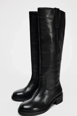 Discount BOTA PLANA PIEL TIRADORES Mujer Zapatos