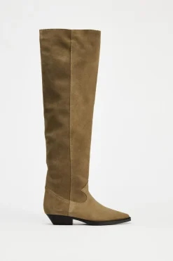 Online BOTA PLANA XL COWBOY SERRAJE Mujer Zapatos