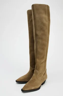 Online BOTA PLANA XL COWBOY SERRAJE Mujer Zapatos