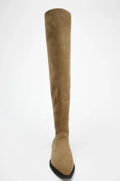 Online BOTA PLANA XL COWBOY SERRAJE Mujer Zapatos