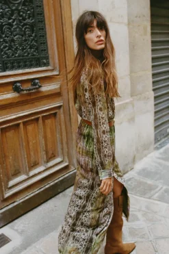 Hot BOTA SERRAJE COWBOY Mujer Zapatos