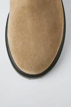 Niños ZARA 6 - 14 Años·Zapatos<BOTA SERRAJE PIEL